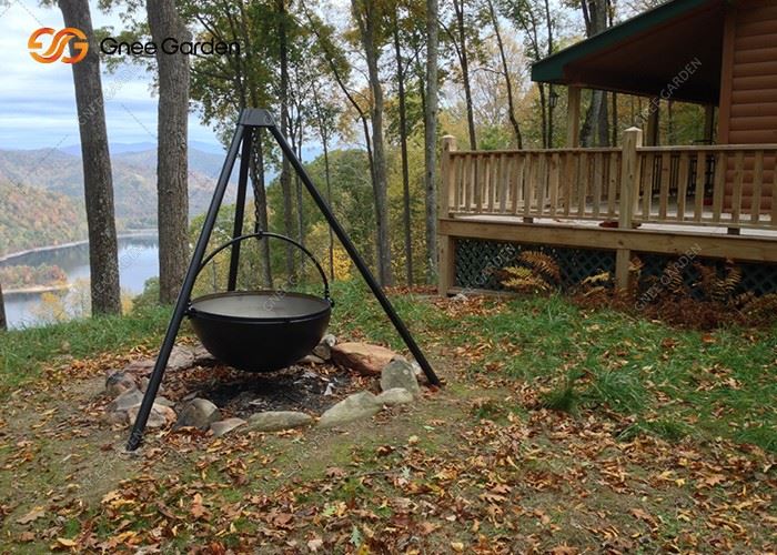 BBQ Function Steel Bowl With Round Pipe Tripod
