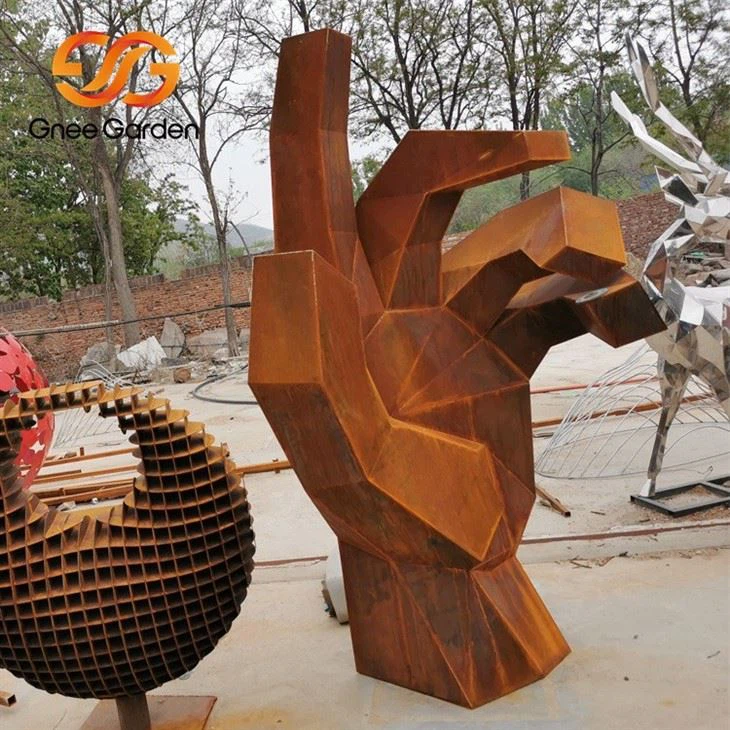 Corten Steel abstract sculpture