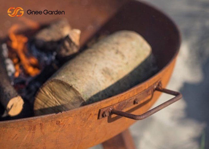 Corten Steel Backyard Use Warmth Fire Pit