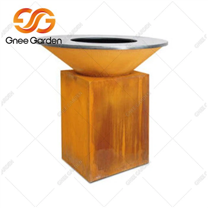 Corten steel grill bbq for cooking(1)