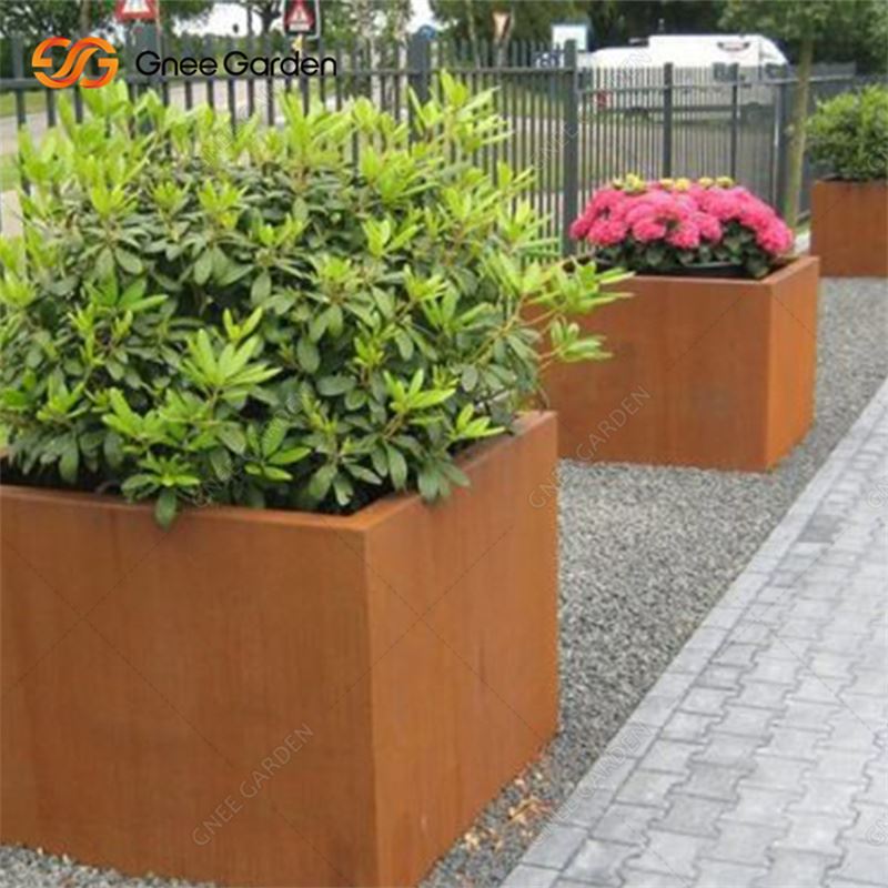 Corten Steel High Quantity Planter Flowerpot