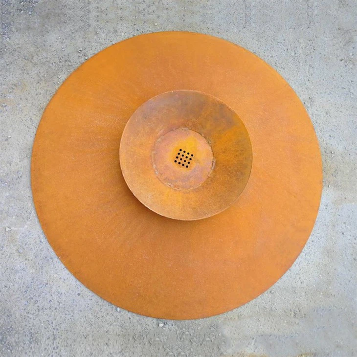 Corten Steel Multi-functional Brazier For Heating