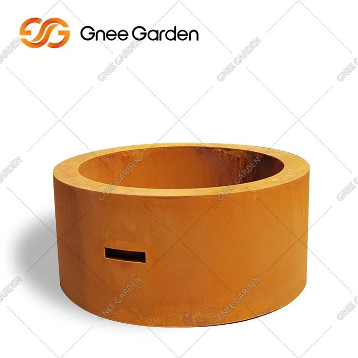 Customized Corten Steel BBQ Brazier Fire Pit Round Fire Burner Pot Bowl Outdoor Fire Pot