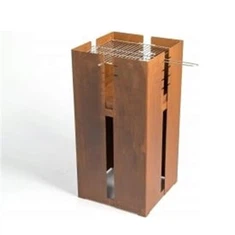 หลุมไฟโบราณ Corten Steel BBQ