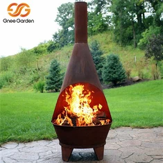 สถานที่ดับเพลิงกลางแจ้ง Corten Steel