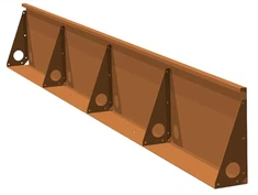 ขอบสนามหญ้าสวนโลหะกลางแจ้ง ขอบสวน Corten Steel