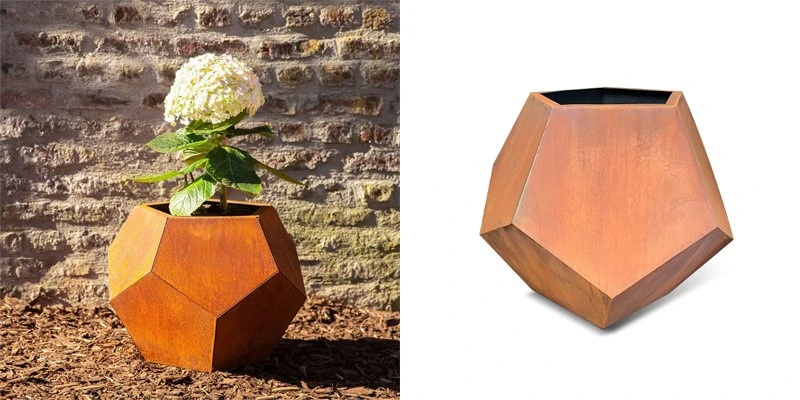 corten planter corten planter
