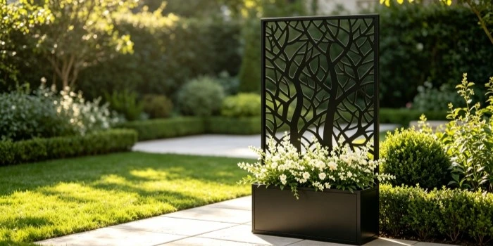 Tree Cut Galvanized Steel Raised Garden Pot Tree Cut Galvanized Steel Raised Garden Pot