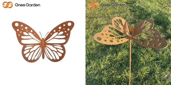 Garden Backyard Decoration Laser Cut Art Sign Garden Backyard Decoration Laser Cut Art Sign