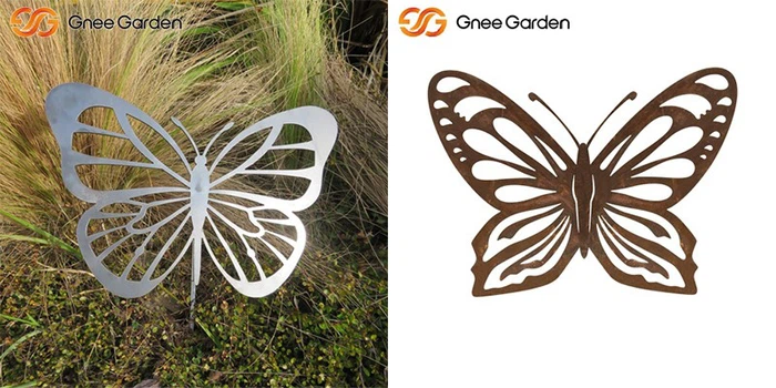 Garden Backyard Decoration Laser Cut Art Sign Garden Backyard Decoration Laser Cut Art Sign